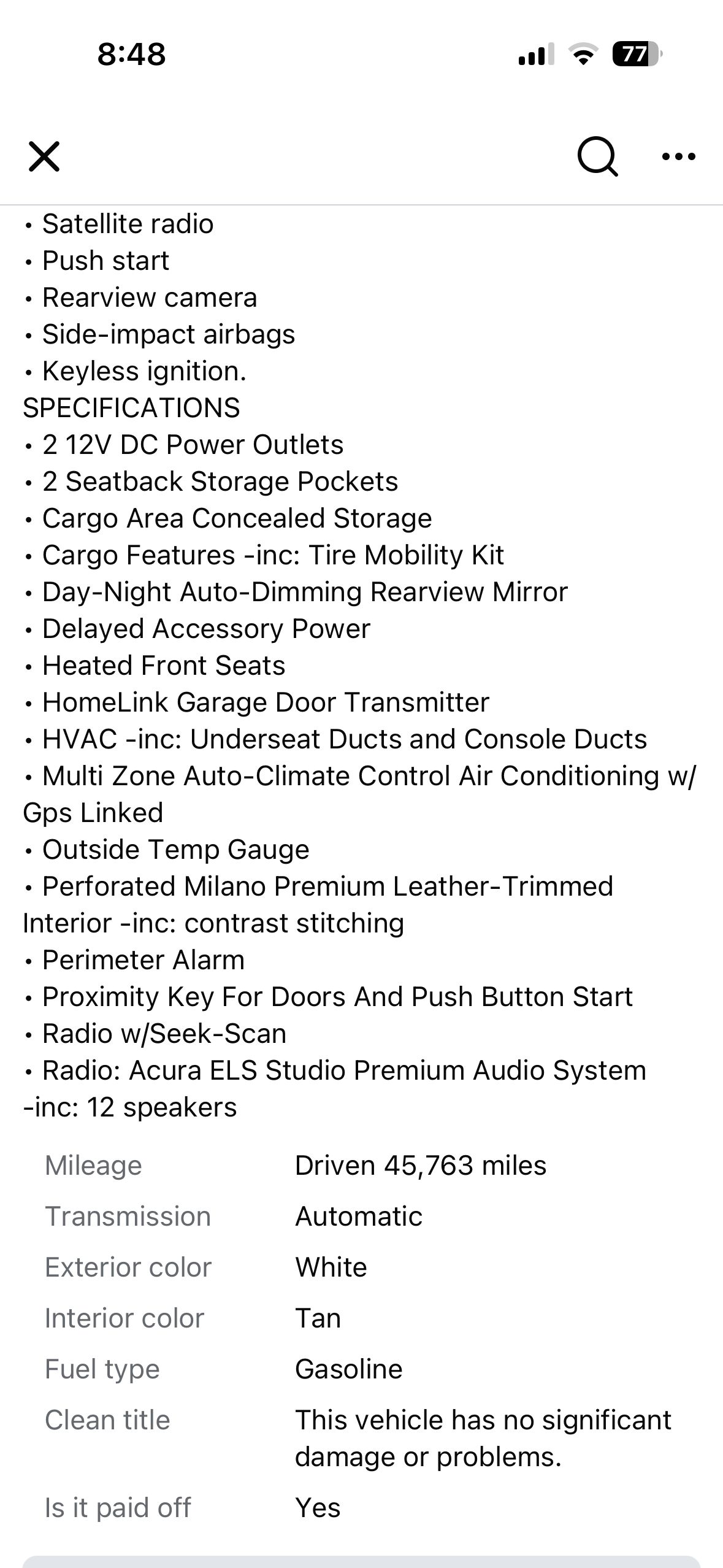 Used 2021 Acura RDX FWD w/ Technology Package image 14