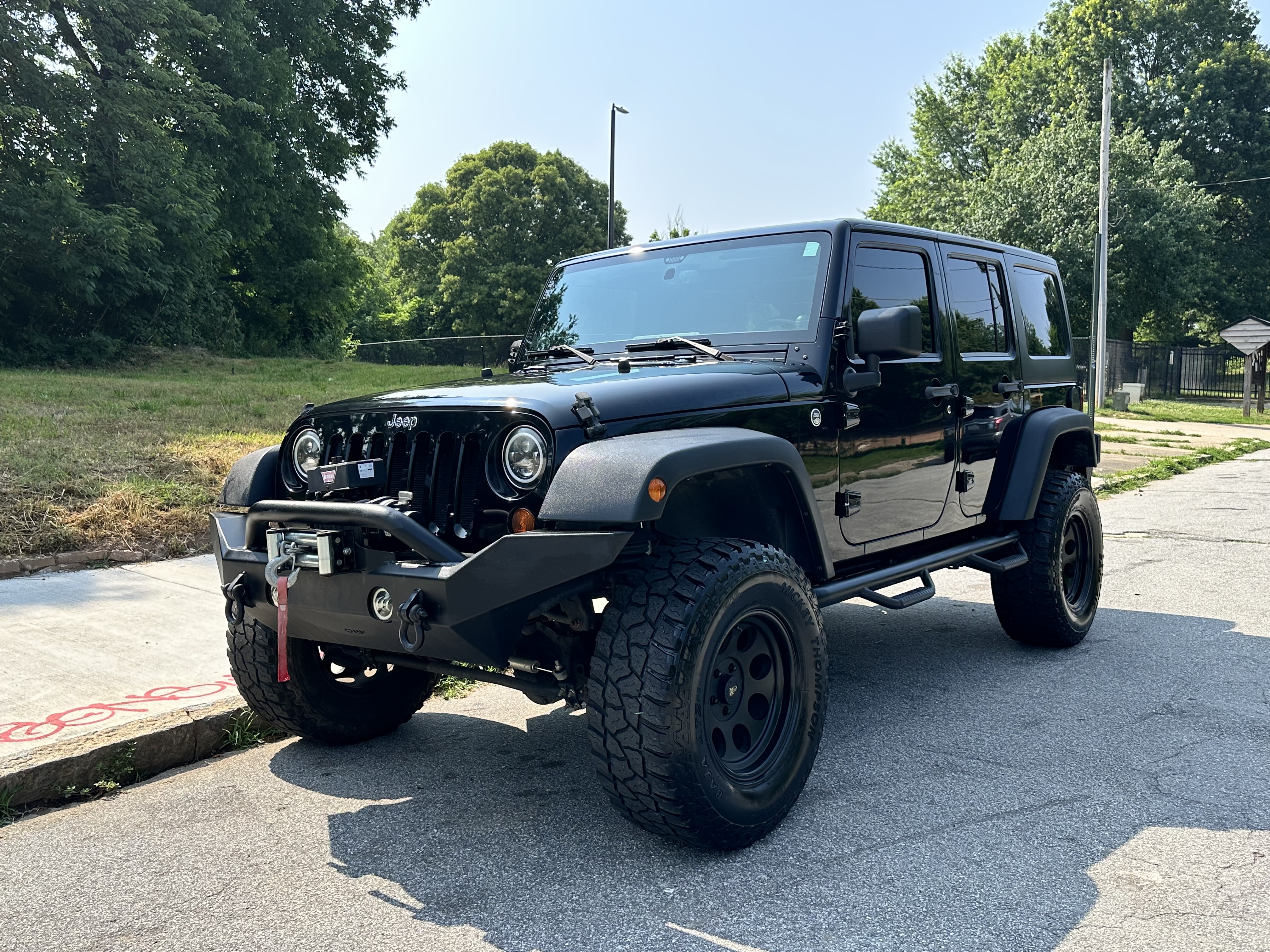 Used 2013 Jeep Wrangler Unlimited Rubicon w/ Max Tow Pkg AWD/4WD image 1