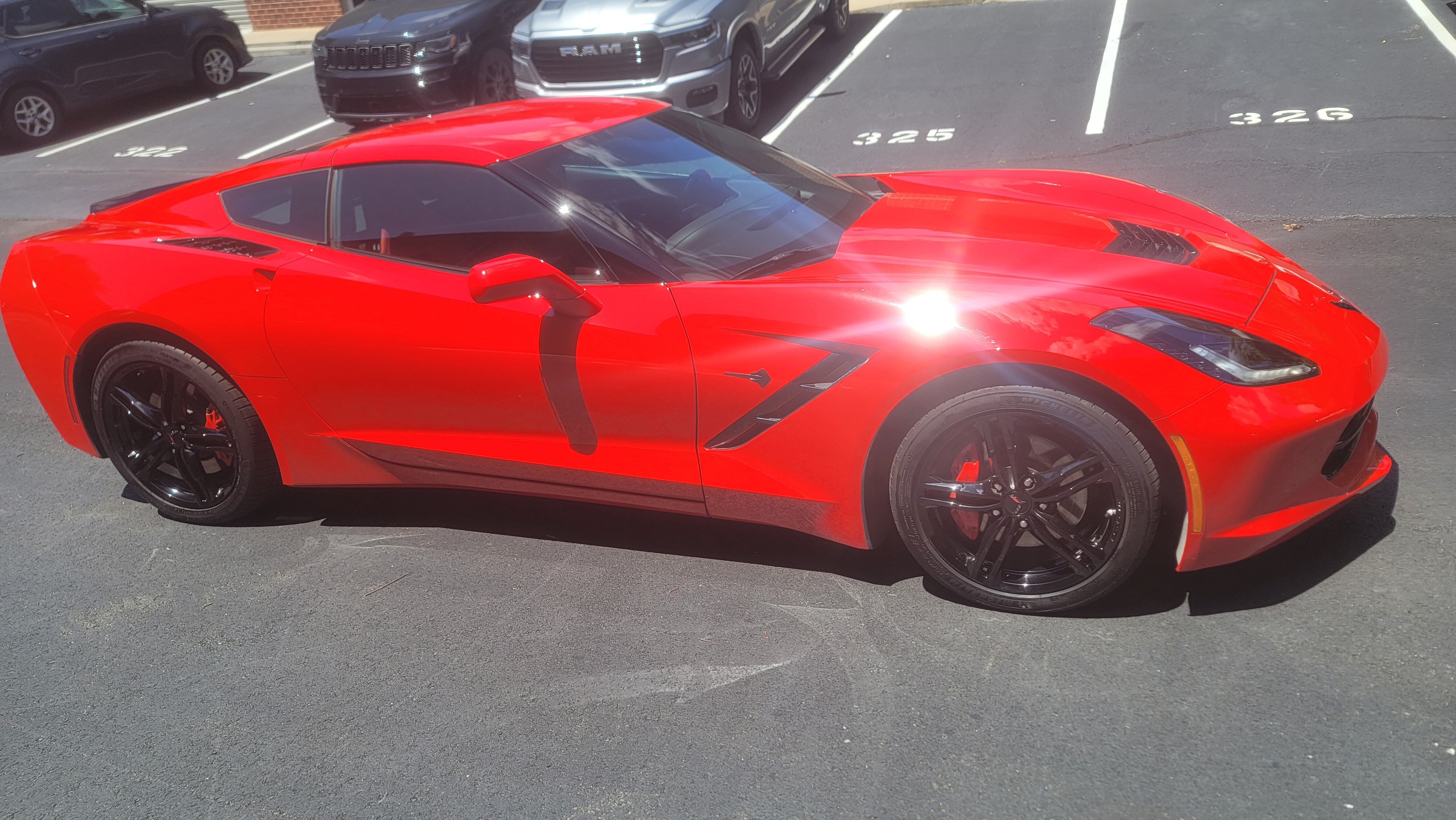 Used 2017 Chevrolet Corvette Stingray Coupe w/ Carbon Flash Badge Package RWD image 15