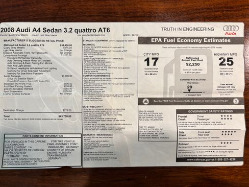 Used 2008 Audi A4 3.2 image 28