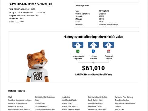 Used 2023 Rivian R1S Adventure image 17