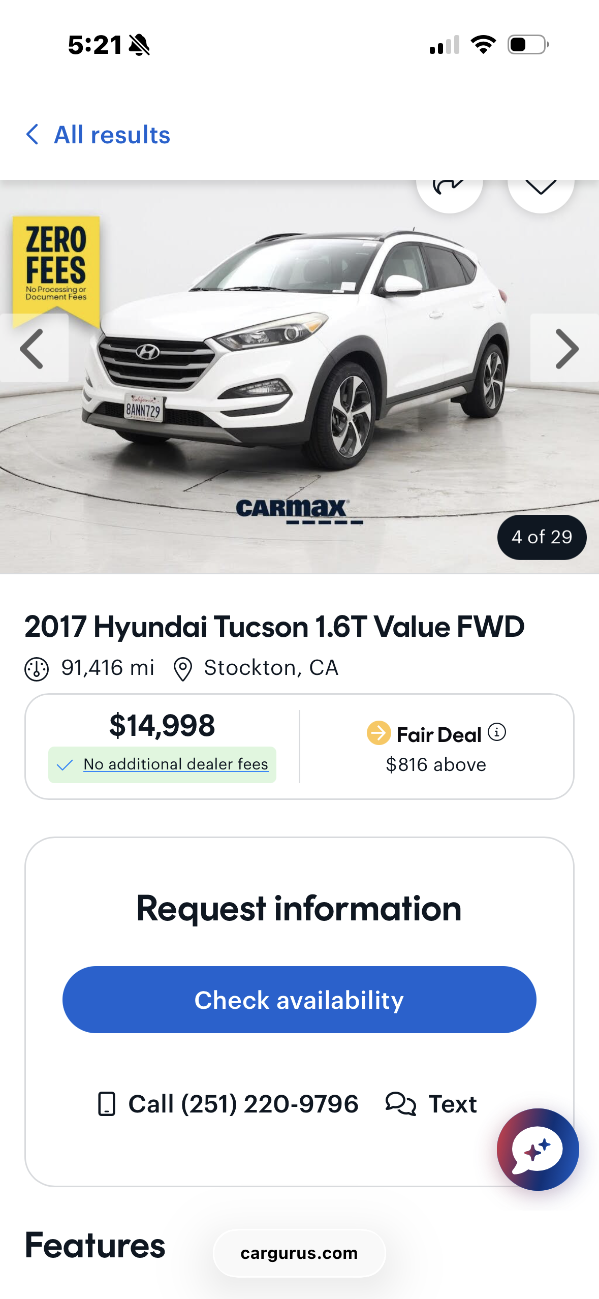 Used 2017 Hyundai Tucson Sport FWD image 16