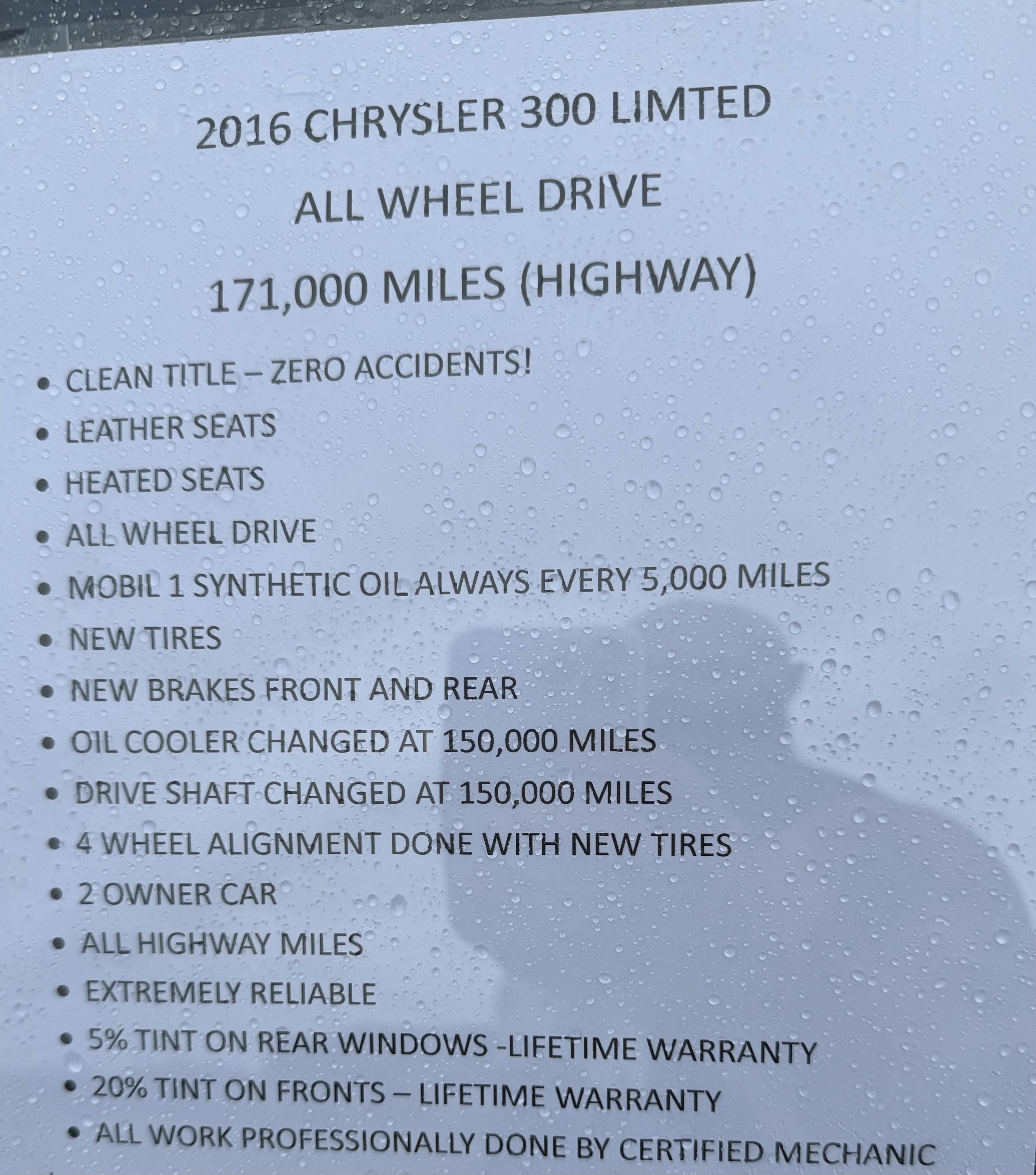 Used 2016 Chrysler 300 Limited AWD/4WD image 7