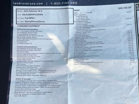 Used 2023 Land Rover Defender 90 S image 9