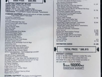 Used 2020 Dodge Challenger SRT Hellcat