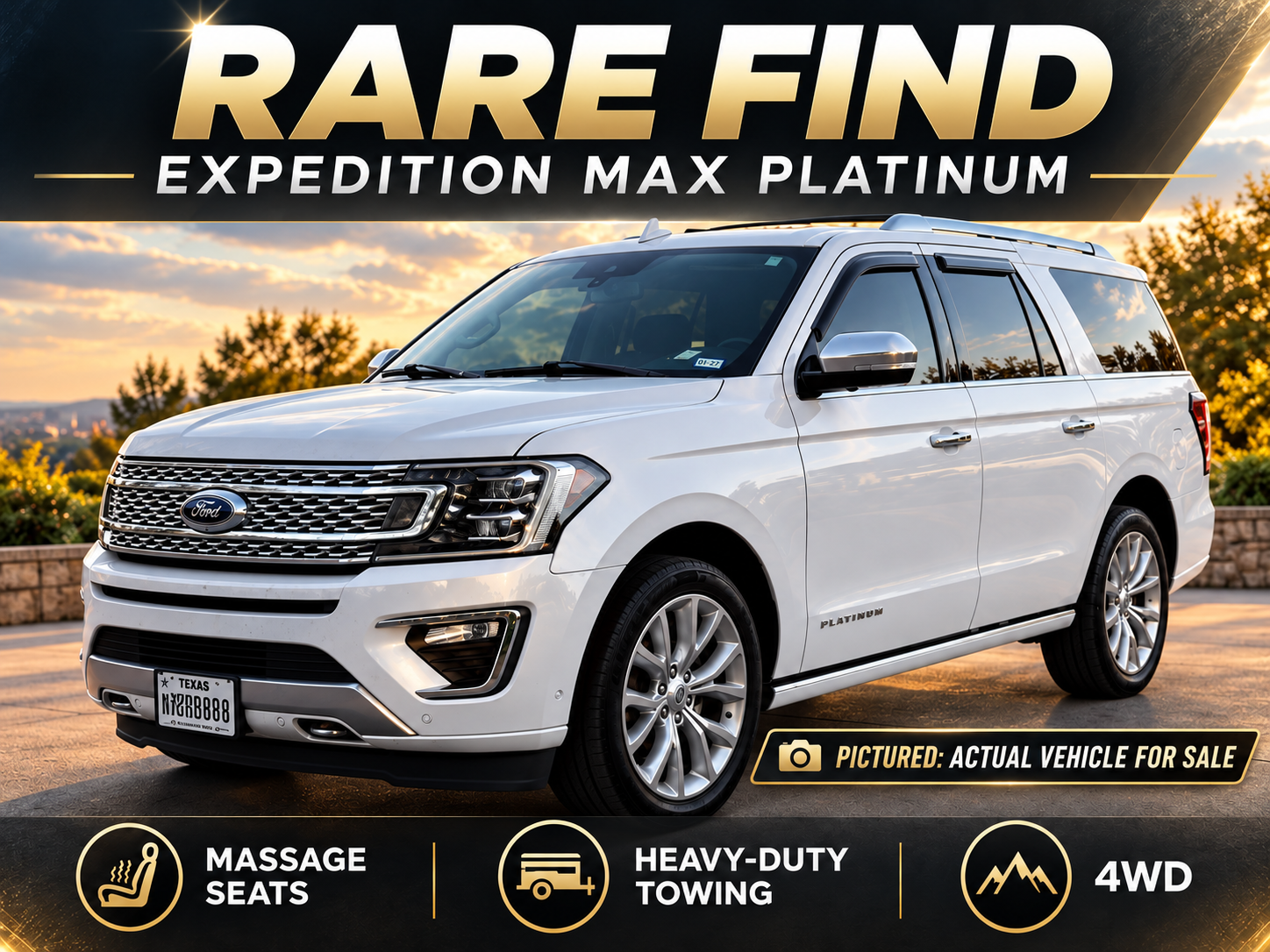 Used 2019 Ford Expedition Max Platinum AWD/4WD image 1