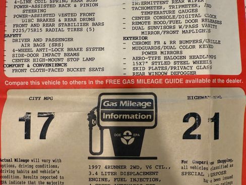 Used 1997 Toyota 4Runner SR5 image 6