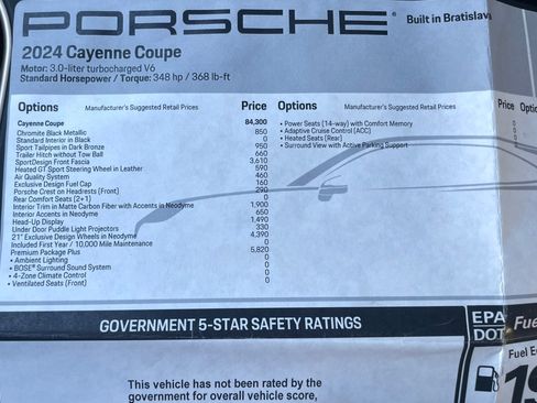 Used 2024 Porsche Cayenne Coupe image 8