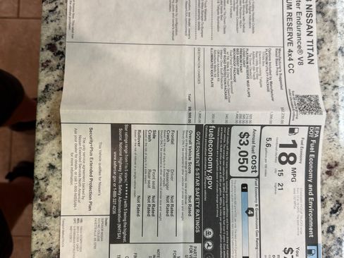 Used 2023 Nissan Titan Platinum Reserve w/ Moonroof Package image 4