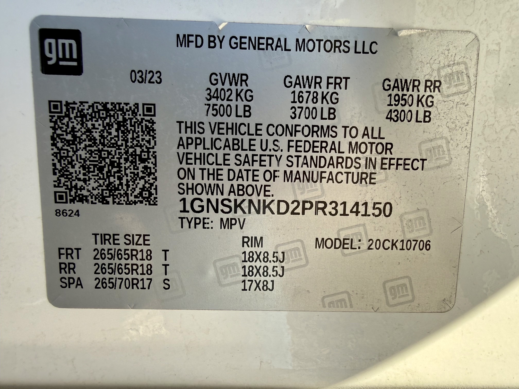 Used 2023 Chevrolet Tahoe LT AWD/4WD image 17