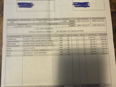 Used 2016 Jeep Wrangler Unlimited Sport w/ Quick Order Package 24S image 11