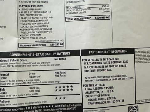 Used 2020 Cadillac Escalade ESV Platinum image 6