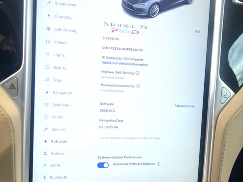 Used 2015 Tesla Model S P85D AWD/4WD image 5