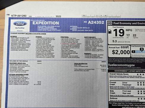 Used 2019 Ford Expedition Limited w/ Equipment Group 303A image 19