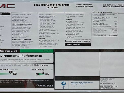Used 2025 GMC Sierra 3500 Denali Ultimate image 2