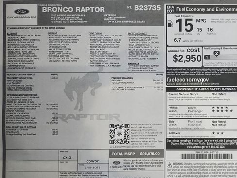 Used 2023 Ford Bronco Raptor image 32