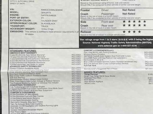 Used 2022 Hyundai Kona N Line w/ Cargo Package AWD/4WD image 18
