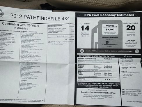 Used 2012 Nissan Pathfinder LE image 31