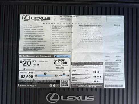 Used 2015 Lexus RX 350 AWD image 15