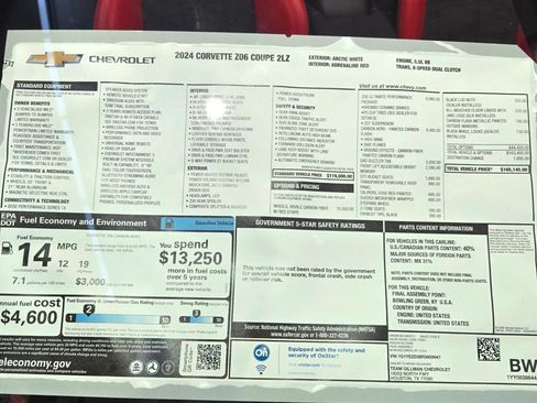 Used 2024 Chevrolet Corvette Z06 w/ Z07 Performance Package image 29