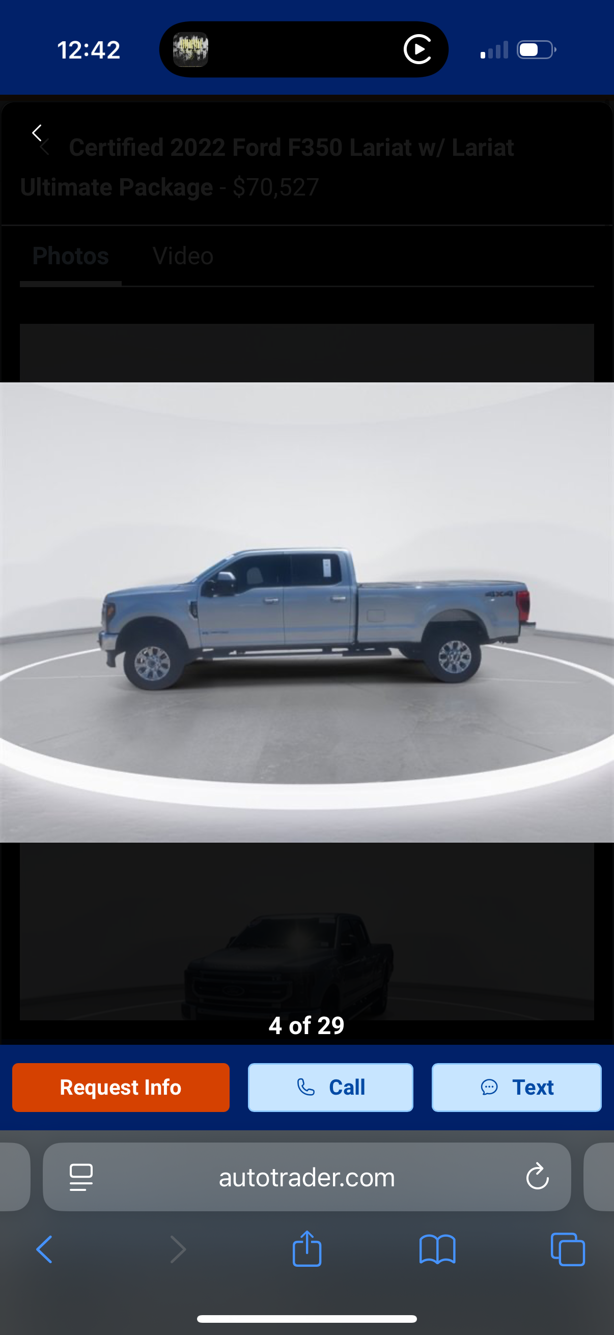 Used 2022 Ford F350 Lariat w/ Lariat Ultimate Package AWD/4WD image 11