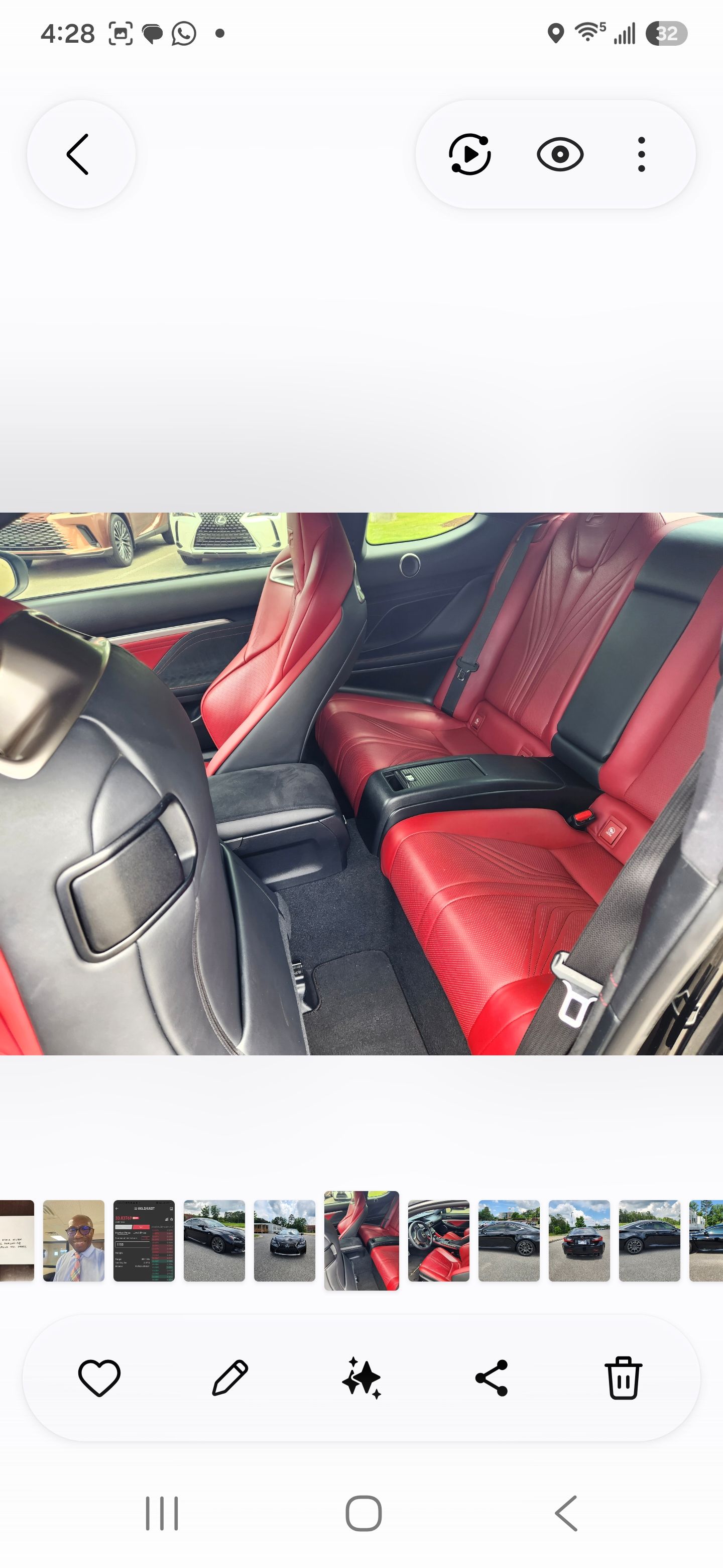 Used 2015 Lexus RC F w/ Premium Package RWD image 5