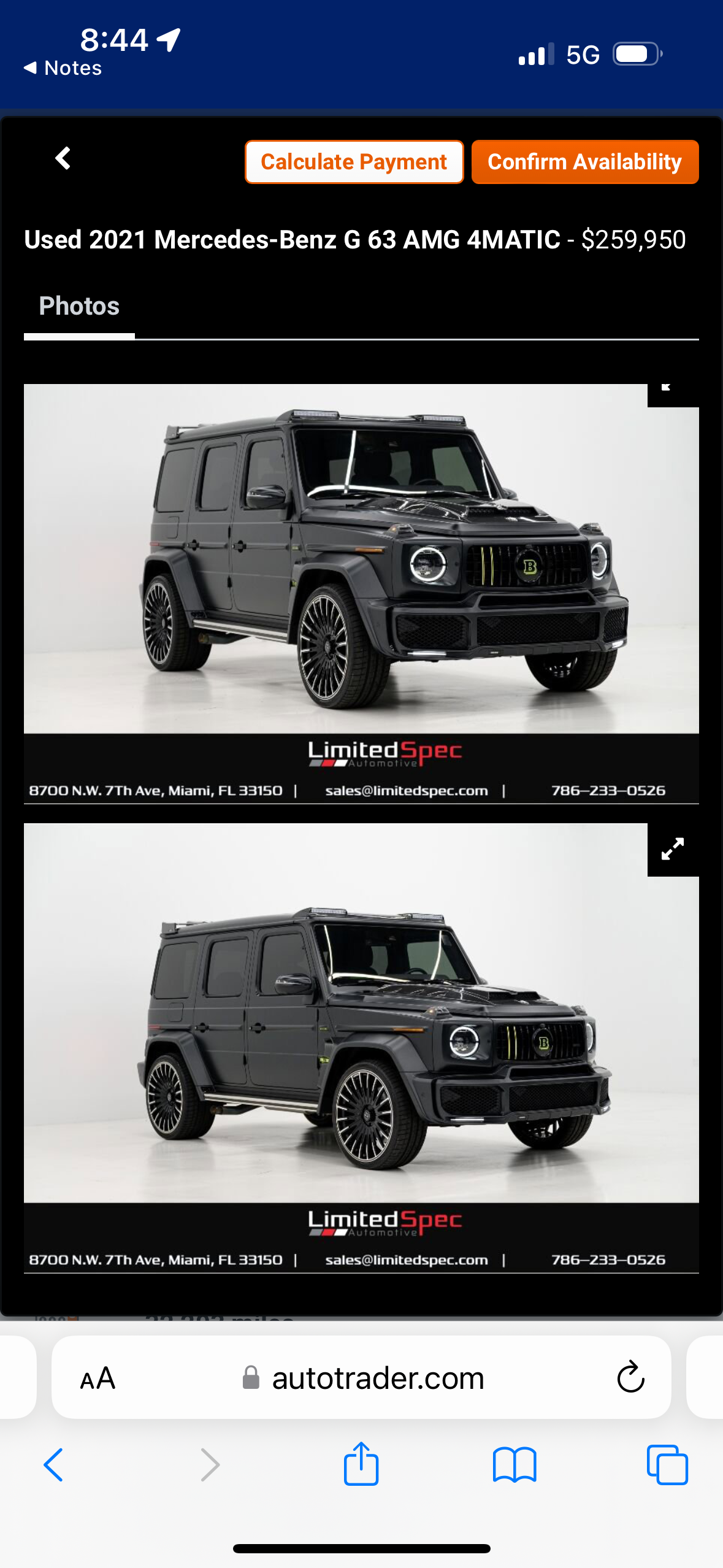 Used 2021 Mercedes-Benz G 63 AMG 4MATIC image 5