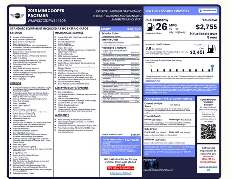 Used 2015 MINI Cooper Paceman S image 13