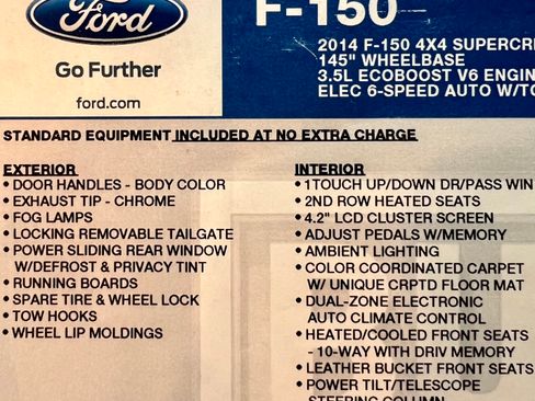 Used 2014 Ford F150 King Ranch w/ King Ranch Luxury Package image 28