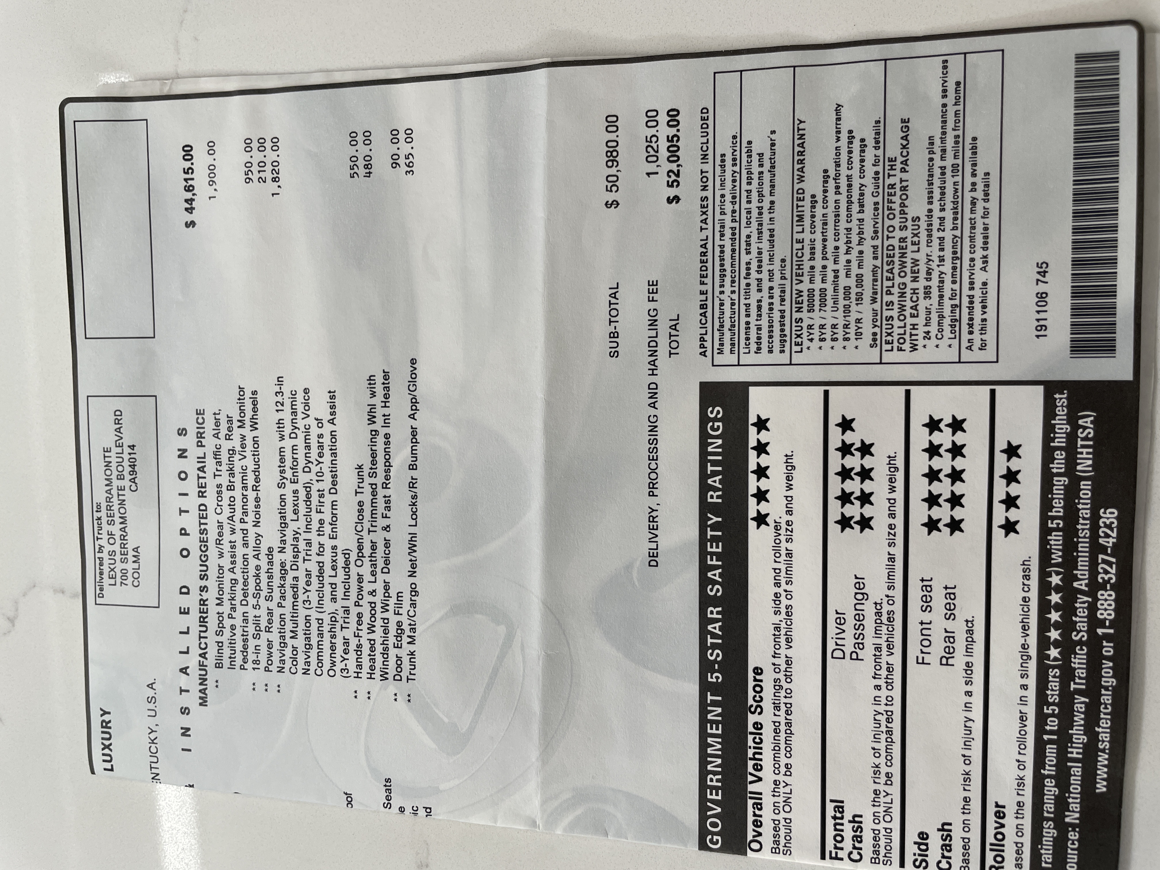Used 2020 Lexus ES 300h w/ Accessory Package 2 FWD image 17