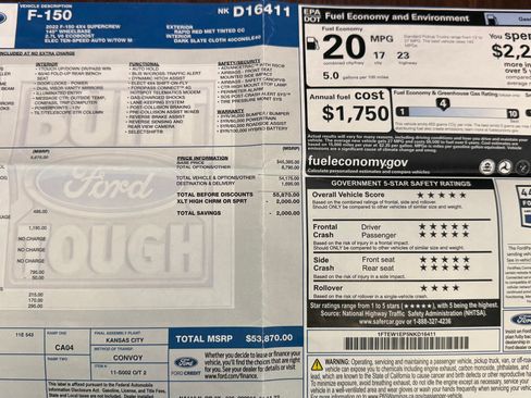 Used 2022 Ford F150 XLT w/ Equipment Group 302A High AWD/4WD image 2