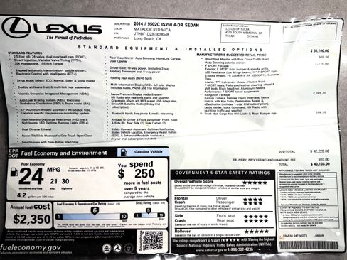 Used 2014 Lexus IS 250 image 26