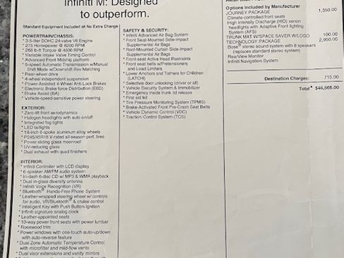 Used 2007 INFINITI M35 35 Sedan 4D w/ Technology Pkg image 13