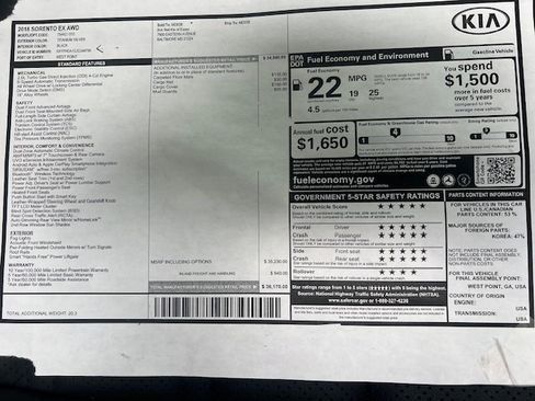 Used 2018 Kia Sorento EX image 4