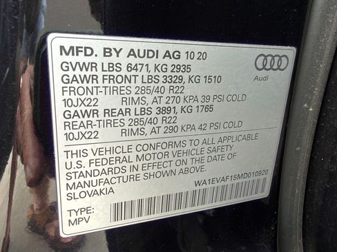 Used 2021 Audi Q8 Premium Plus w/ Premium Plus Package image 14