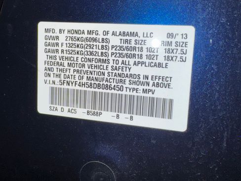 Used 2013 Honda Pilot EX-L image 16