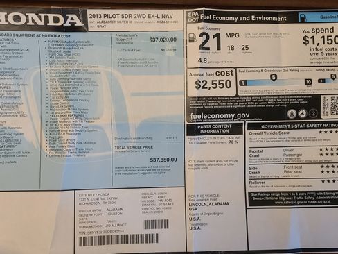 Used 2013 Honda Pilot EX-L image 32