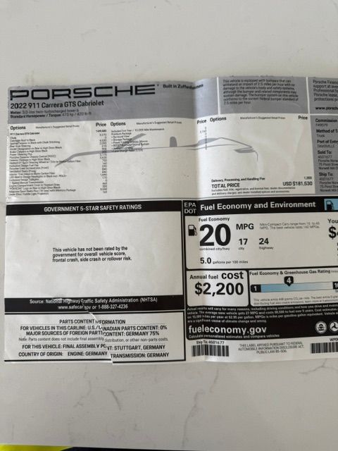 Used 2022 Porsche 911 Cabriolet image 10