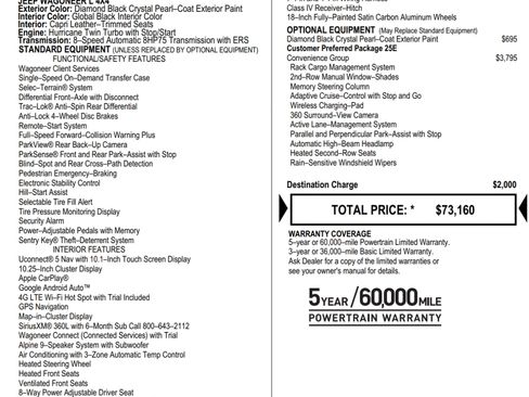 Used 2023 Jeep Wagoneer L 4WD w/ Convenience Group I image 3