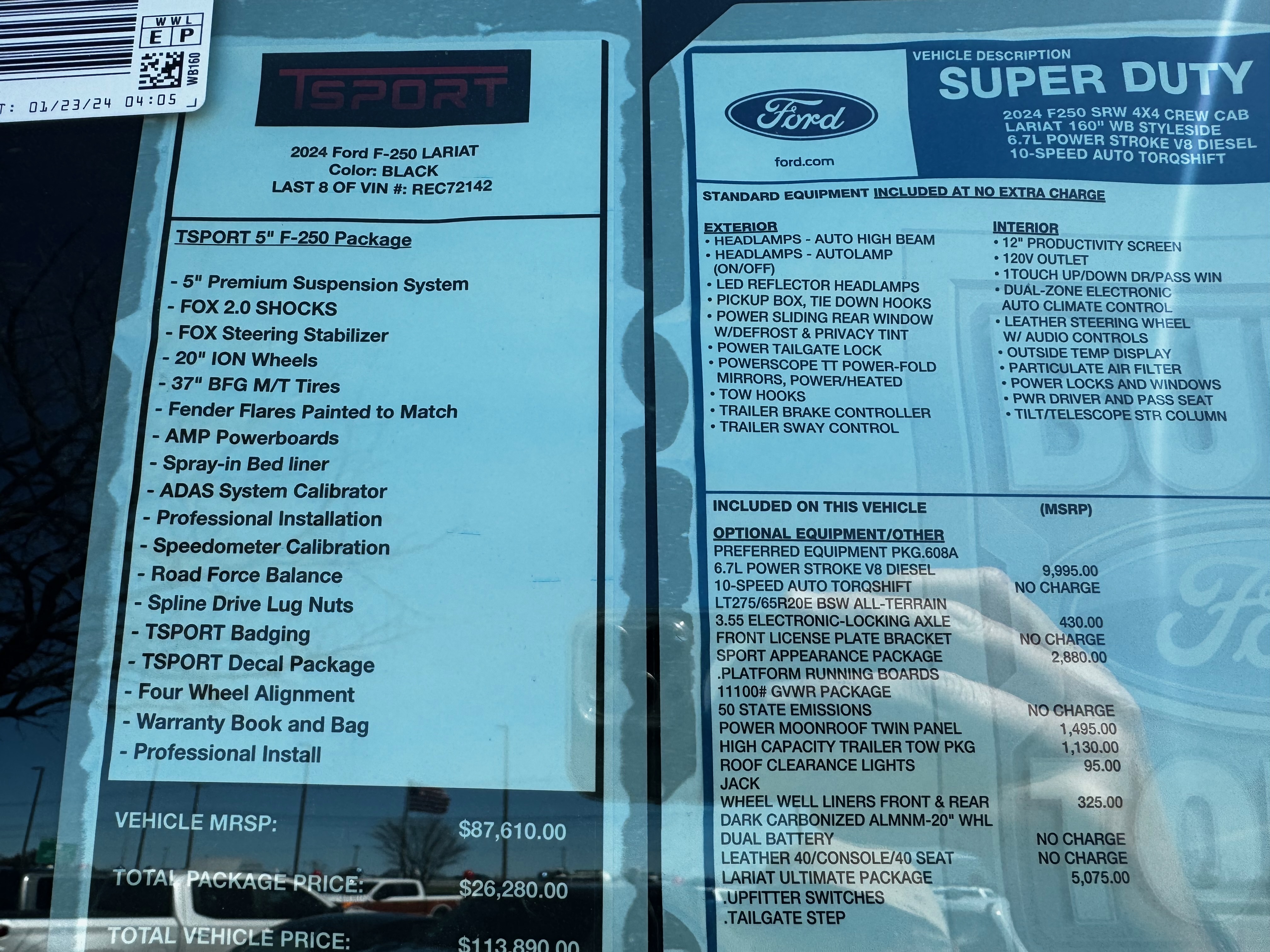 Used 2024 Ford F250 Lariat w/ Lariat Ultimate Package AWD/4WD image 4