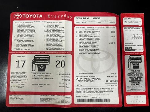 Used 1998 Toyota Tacoma 4x4 Xtracab V6 image 28