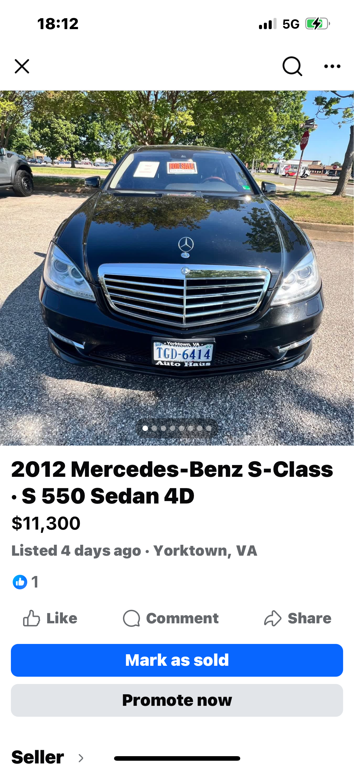 Used 2012 Mercedes-Benz S 550 image 2
