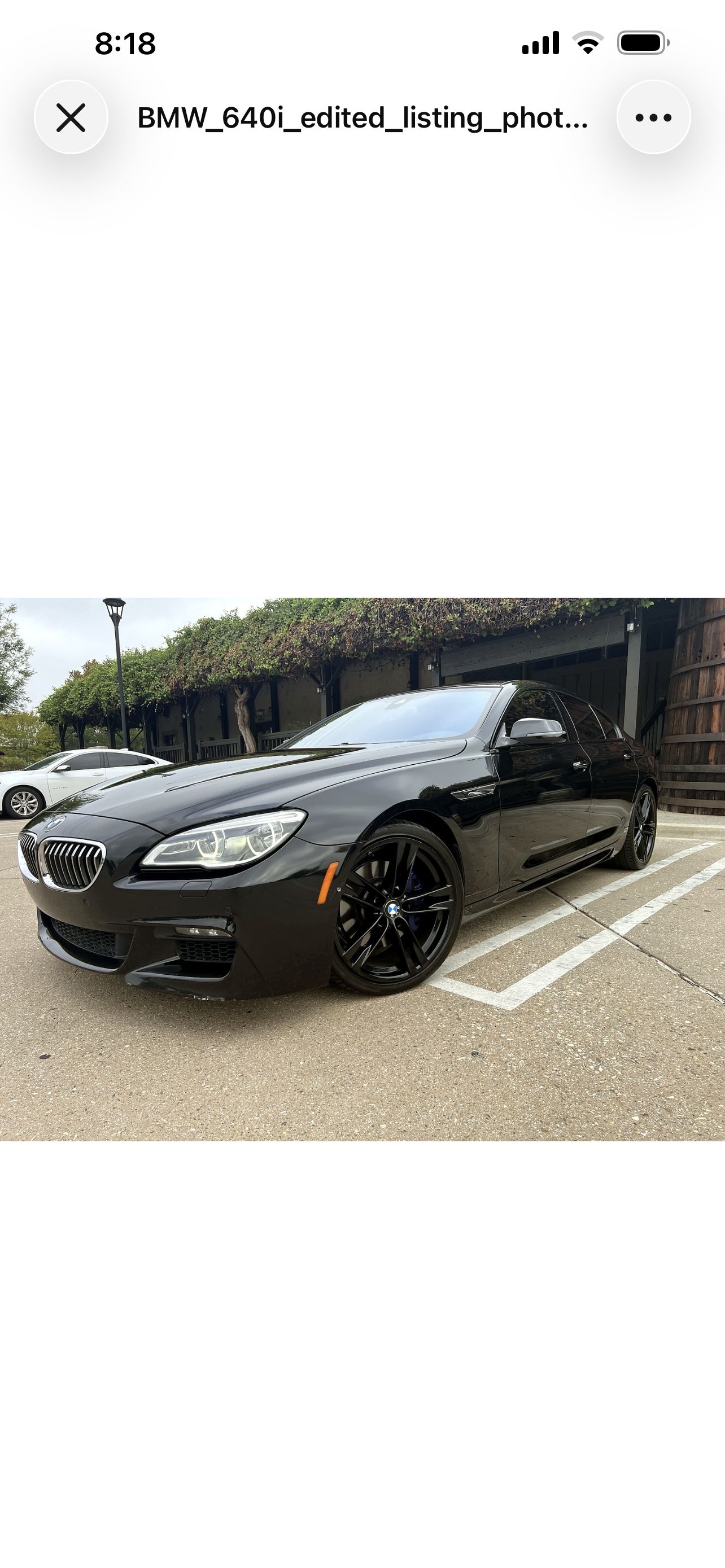 Used 2017 BMW 640i Gran Coupe RWD image 1