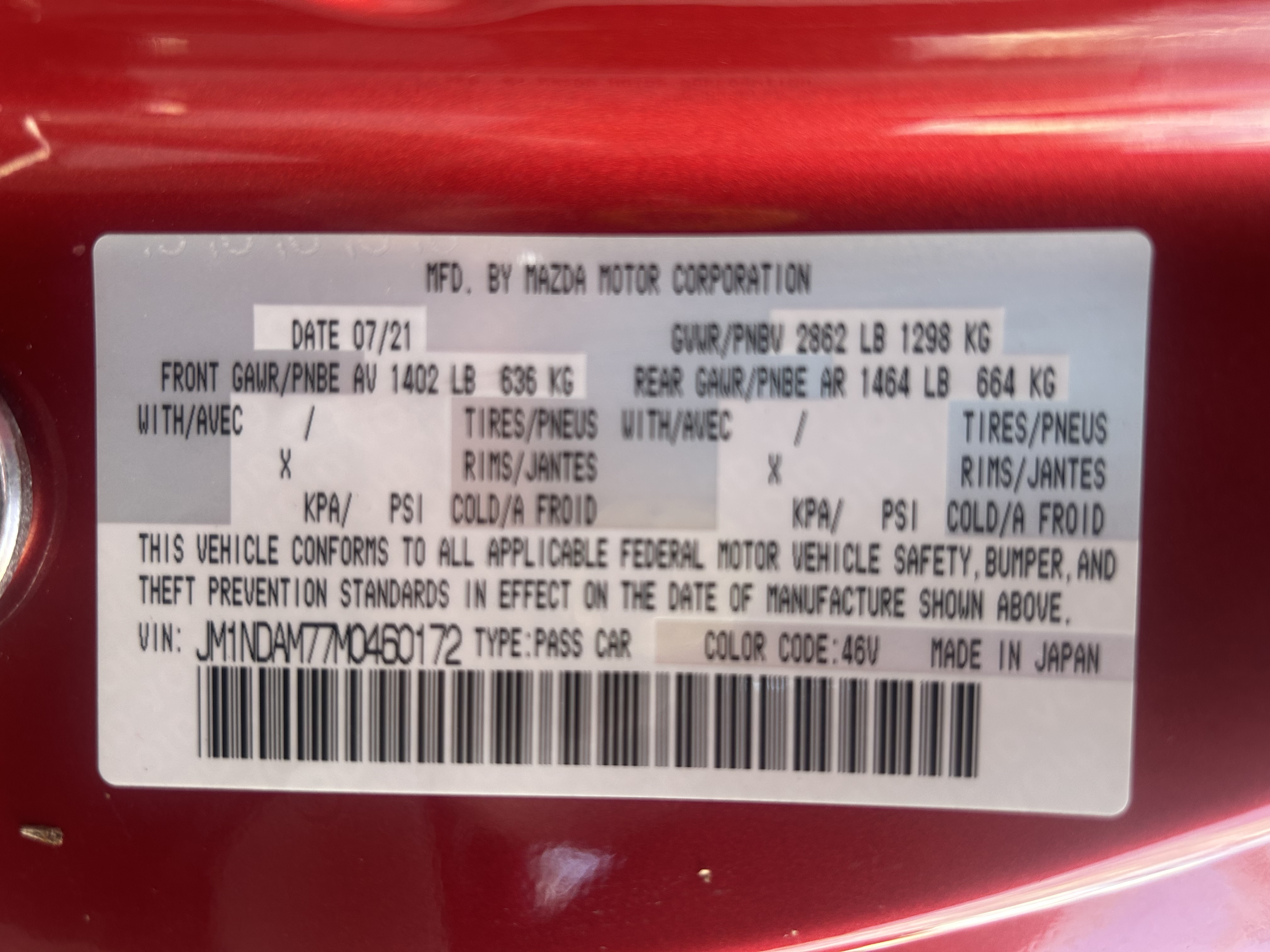 Used 2021 MAZDA MX-5 Miata RF Grand Touring RWD image 16