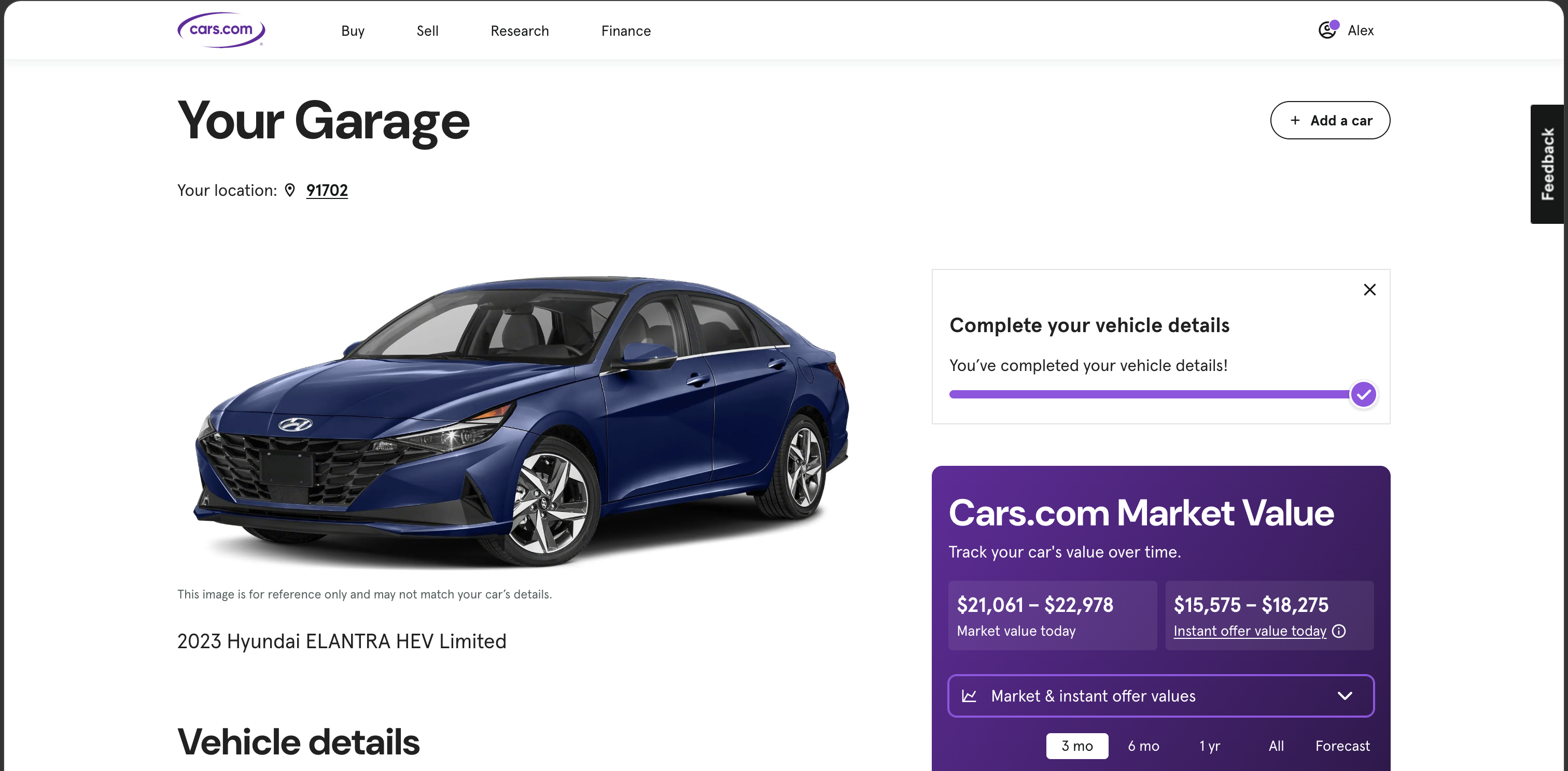 Used 2023 Hyundai Elantra Limited FWD image 15