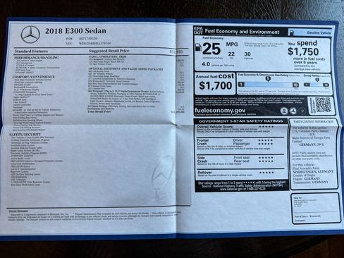 Used 2018 Mercedes-Benz E 300 image 32