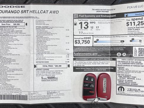Used 2021 Dodge Durango SRT Hellcat w/ Premium Interior Group image 15