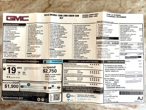 Used 2018 GMC Sierra 1500 SLT w/ SLT Premium Package image 18