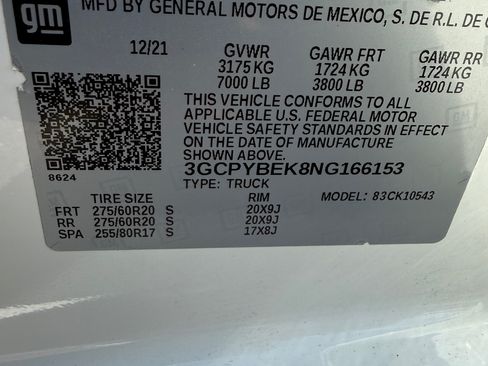 Used 2022 Chevrolet Silverado 1500 Custom w/ Safety Confidence Package image 16