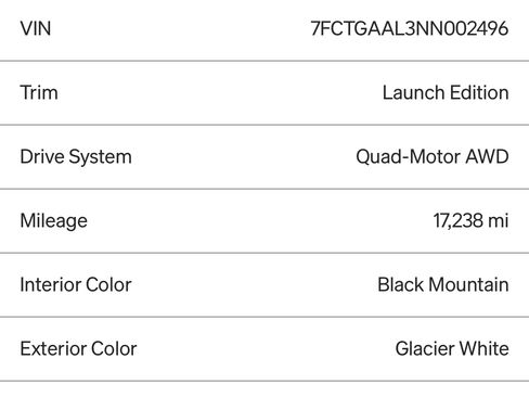 Used 2022 Rivian R1T Launch Edition image 13